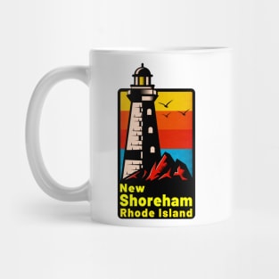 New Shoreham Rhode Island Lighthouse Mug